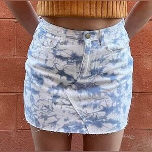 Princess Polly Denim Skirt Womens 6 NWT Sky High Mini Jean